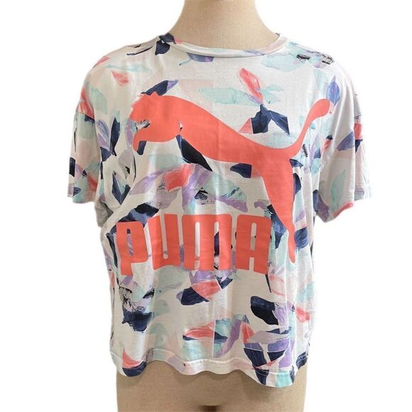 Puma Women’s Logo T-Shirt Size XL - Picture 1 of 7
